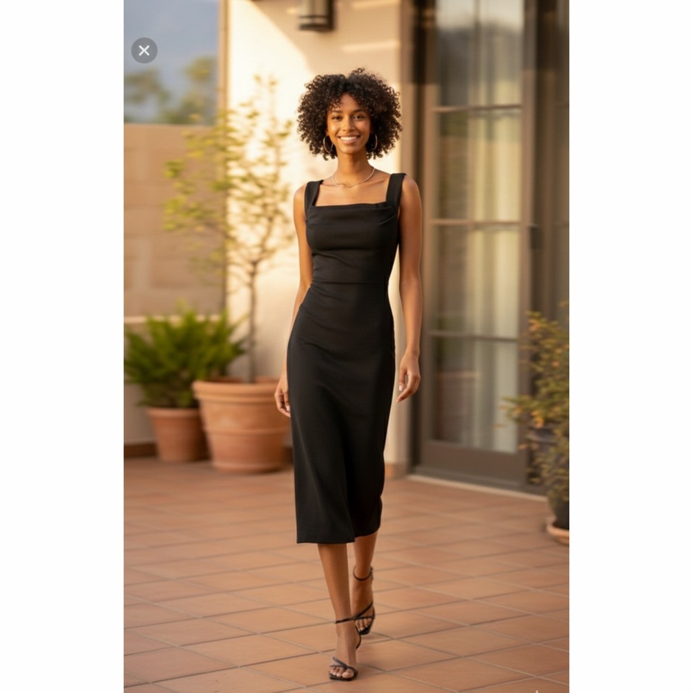 NWT Making the Cut Season 2 Episode 6 Winning Look Andrea's Black Dress‎ SIZE S